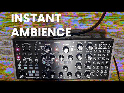 Instant Ambience and Generative Patch on Moog Subharmonicon