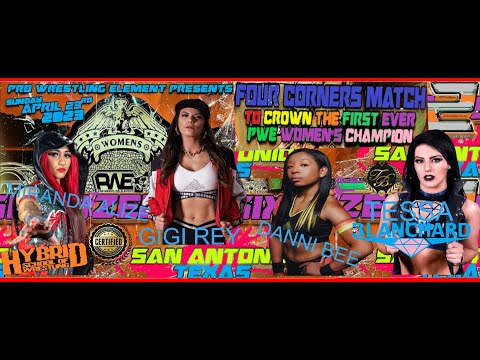 Tessa Blanchard Vs. Miranda Alize Vs. Gigi Rey Vs. Danni Bee - PWE Women's Championship Match