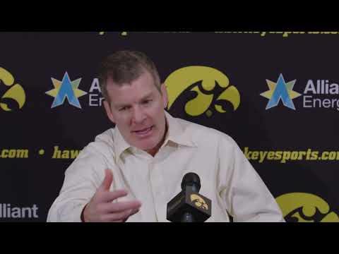 Iowa Coach Tom Brands after win over Northwestern, Jan. 13, 2023