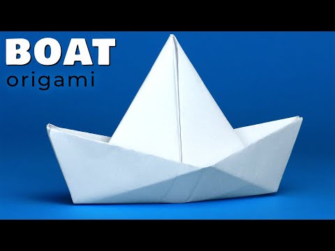 How To Make a Paper Boat That Floats! Easy Origami Boat Step by Step!