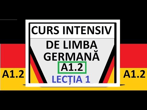 CURS INTENSIV de Limba Germana pentru incepatori | A1.2 | LECTIA 1