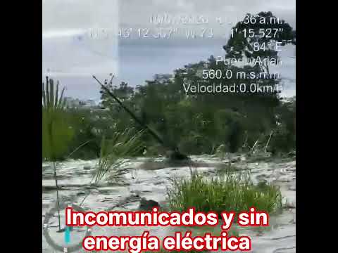 Terrible la situación por la ola invernal en el Dorado y el Castillo Meta