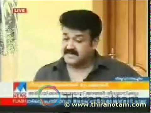 YouTube - Mohanlal responding to Sukumar Azhikode_s comment.mpg