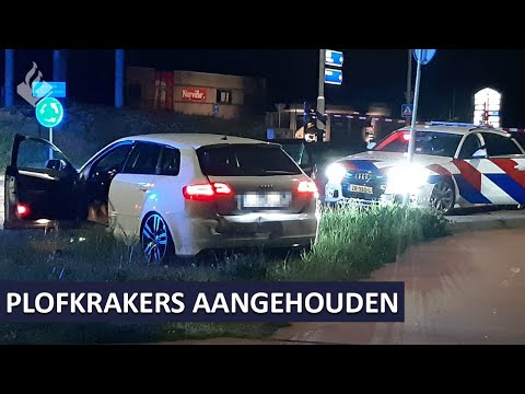 Politie achtervolging plofkrakers | Aanhoudingsvuur | Landelijke Eenheid |