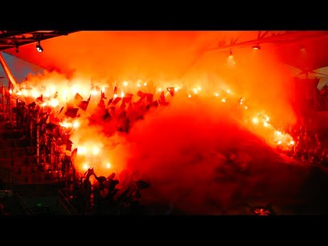 Lech Poznan fans in Warsaw // Legia Warsaw - Lech Poznan, Polish Ekstraklasa