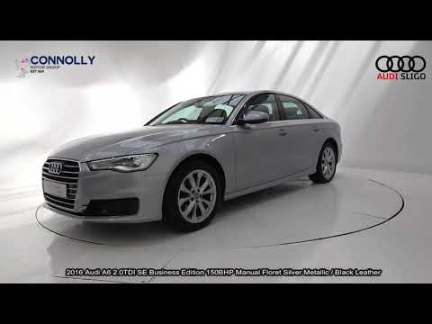 CMG AUDI SLIGO: 161D12159 Audi A6 2.0TDI SE Business Edition 150BHP Floret Silver Metallic / Leather