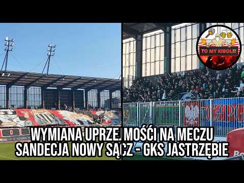 WYMIANA UPRZEJMOŚCI NA MECZU SANDECJA NOWY SĄCZ - GKS JASTRZĘBIE 01.03.2026