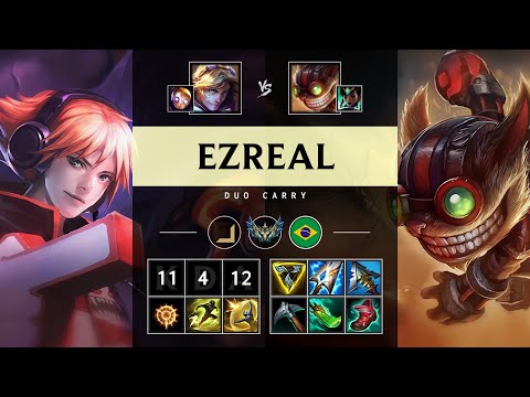 Ezreal ADC vs Ziggs - BR Challenger Patch 25.18