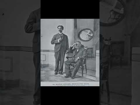 El Mayor General Bartolome  Maso y su secretario Manuel Estrada