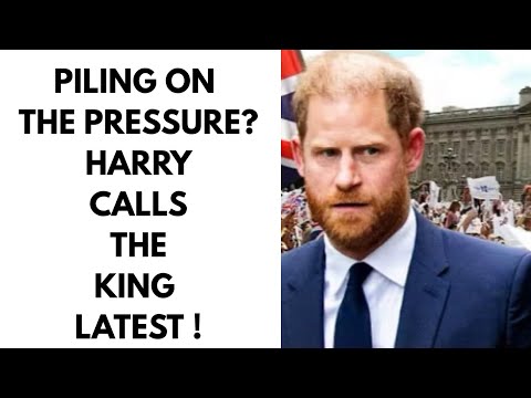 HARRY RINGS THE KING - LATEST #royal #meghan #princeharry
