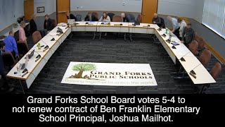 WATCH FULL MEETING: GF School Board Votes Not To Renew Contract Of Elementary School Principal