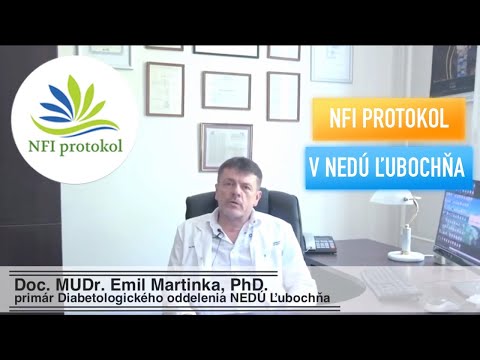 Doc. MUDr. Emil Martinka, PhD. primár Diabetologického od. NEDÚ Ľubochňa o NFI protokole (NFI diéte)