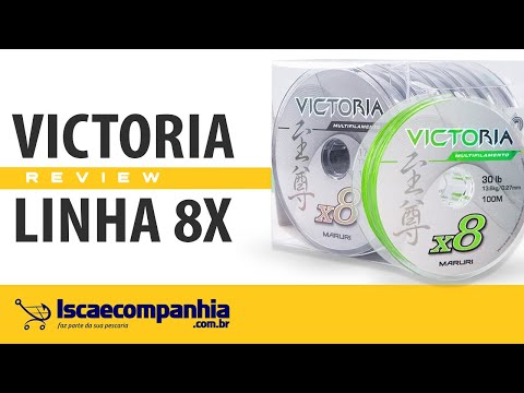 Vídeo Linha Multifilamento Maruri Victoria X8 - 100m - Cinza