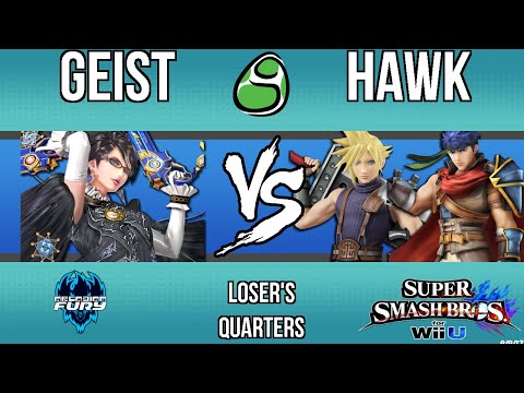 Arcadian Fury Top 8: Geist (Bayonetta) vs Hawk (Cloud/Ike/Greninja)