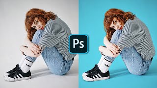 How to Change Background Color in Photoshop - 1 Minute Tutorial