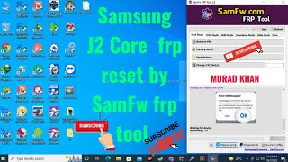 Samsung j2 core frp by  SamFw tool remove ! J260f frp reset by SamFw tool