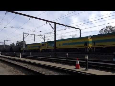 Triple CEY's with a loaded coal train - 30/7/15