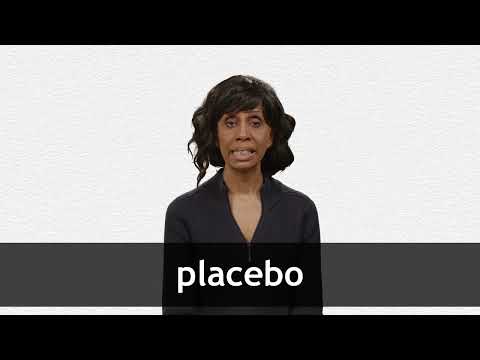 How to pronounce PLACEBO in American English
