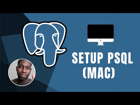 PostgreSQL How to Setup PSQL MAC OS | Course | 2019