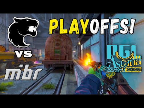 QUARTER-FINALS! FURIA vs MIBR – HIGHLIGHTS - PGL Astana 2025 | CS2