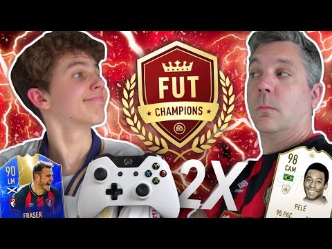 Dad & Son play CO-OP FUT Champions with 98 PELE!!