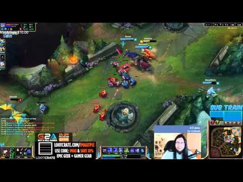 Imaqtpie vs Prototype Black - Kog'Maw vs Cait - Bot - Full Game