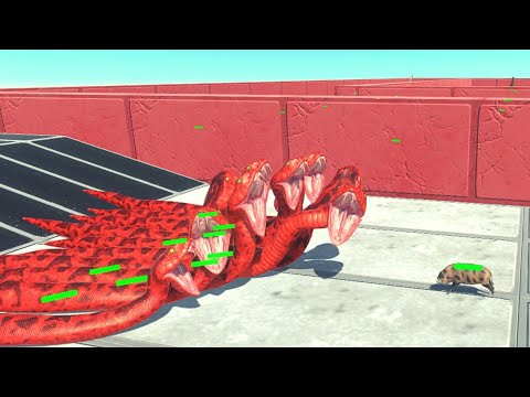 Impossible Maze - 10x Titanoboa ARBS | Animal Revolt Battle Simulator