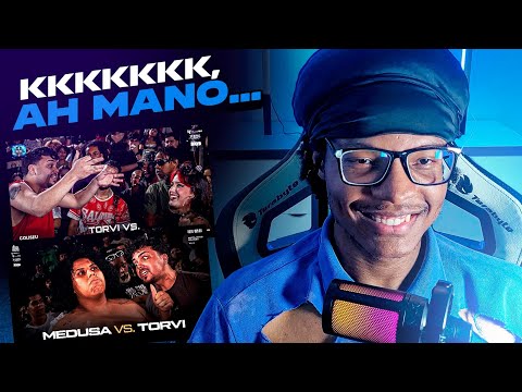 (SEMPRE ELE! 😂😂) TORVI X MEDUSA | (DEU EM CIMA?) TORVI X JUH ALTÃO | React | BATALHA DO COLISEU