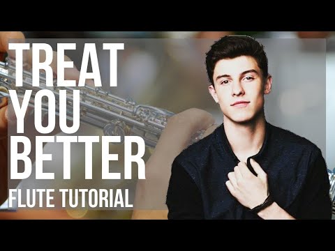 How to play Treat You Better by Shawn Mendes on Flute (Tutorial)