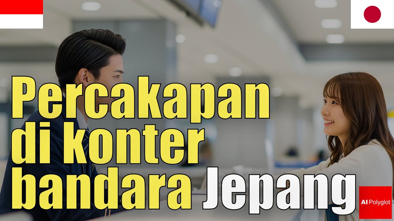 Percakapan di konter bandara Jepang | harus diketahui | dengan Hiragana episode artwork