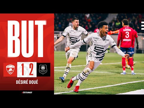 👟💥 Saison 23/24 - J17 | Le but de Désiré Doué contre Clermont