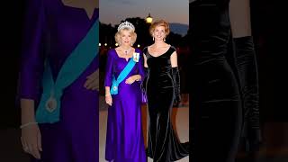 Download lagu Queen Camilla and Princess Diana in NAVY BLUE and BLACK outfits #camilla #diana #royalfamily #royal mp3