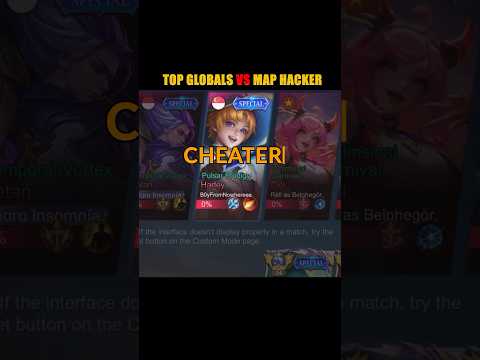 This Is What A Map Hacker Looks Like 💢 #mlbb #shorts #mobilelegends