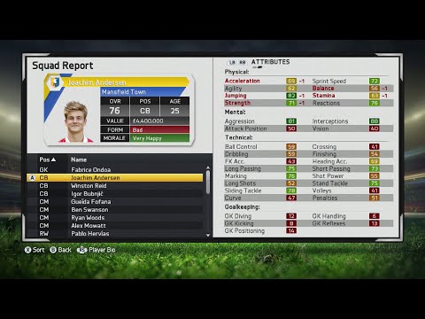 FIFA 15 Career Mode | Joachim Andersen | Player Growth Test | RTG Career Mode Players