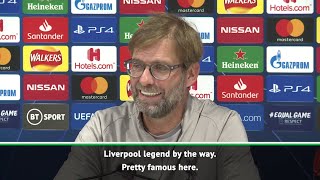 Jurgen Klopp reminds reporter that Divock Origi is a Liverpool legend