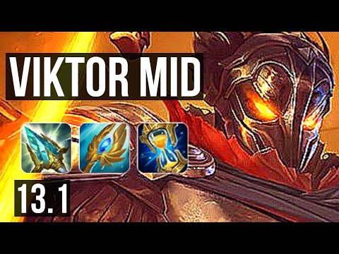 VIKTOR vs ZED (MID) | 66% winrate, 7/2/6, Godlike | KR Grandmaster | 13.1