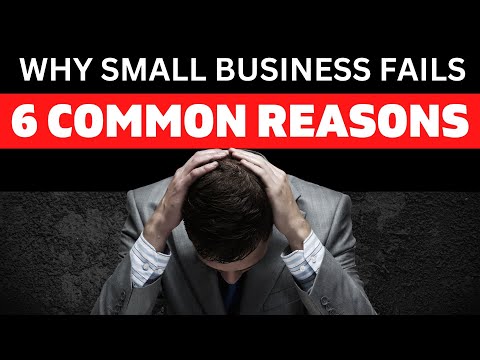 6 COMMON REASONS - Why Small Business Fails!