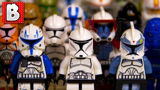YouTube thumbnail: Every Lego Clone Trooper Ever!!! Rare May the 4th Shadow ARF Trooper! | Collection Review