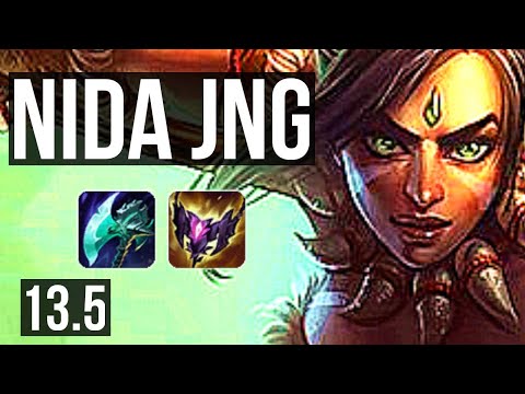 NIDALEE vs NOCTURNE (JNG) | 10/1/16, Rank 4 Nida, Legendary, Rank 15 | KR Challenger | 13.5