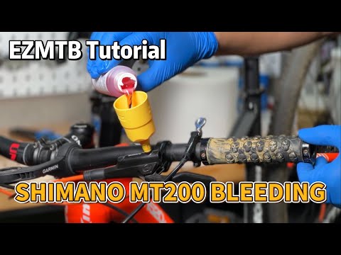 How to bleed shimano mt200 by EZmtb 2023 base model kit