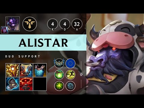 Alistar Support vs Braum - EUW Challenger Patch 25.19