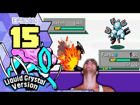 MEGA TYPHLOSION FOR THE SIXTH MEDAL! LEADER YASMINA! POKÉMON LIQUID CRYSTAL DUALOCKE [#15]