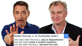 Robert Downey Jr & Christopher Nolan Answer Th