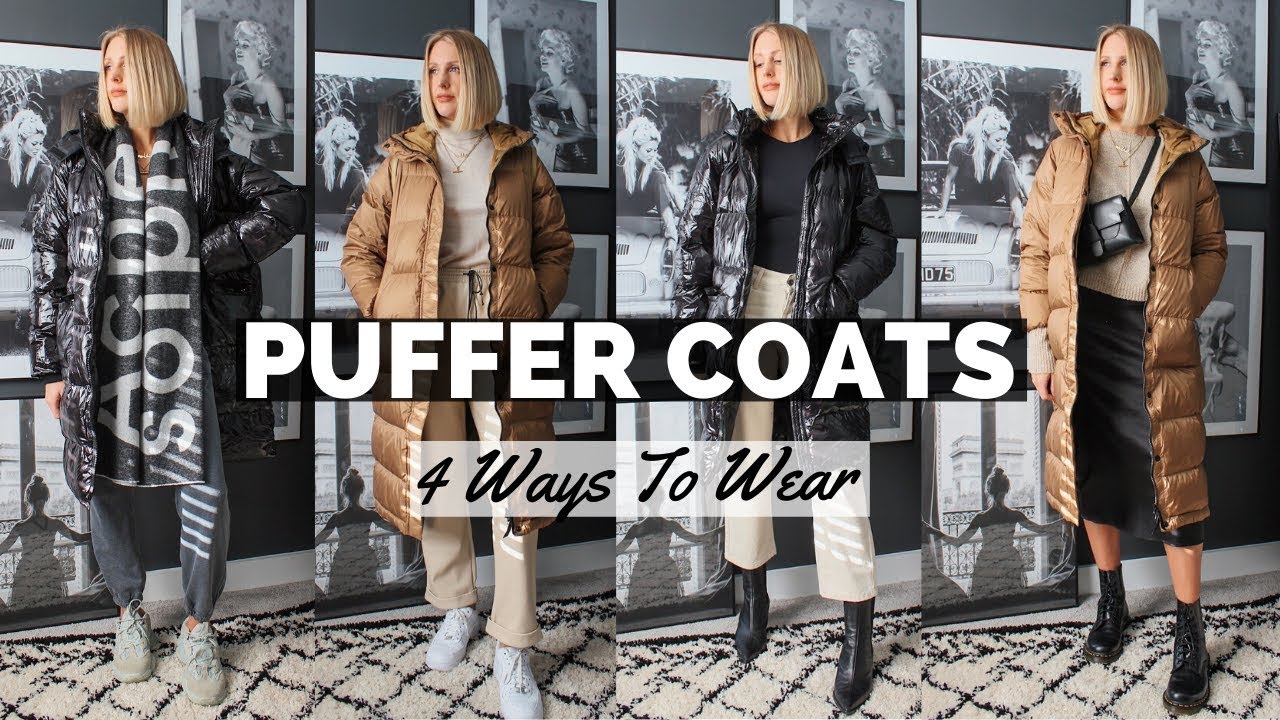 PUFFER JACKET WAYS TO WEAR | Long Puffa Coats from Missguided & Everlane Aka sleeping bag coat