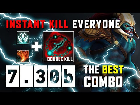 Dota2 7.30b huskar new meta BEST COMBO with Soulbind instant kill 2hero by Goodwin. Dota 2 FUN PLAY.
