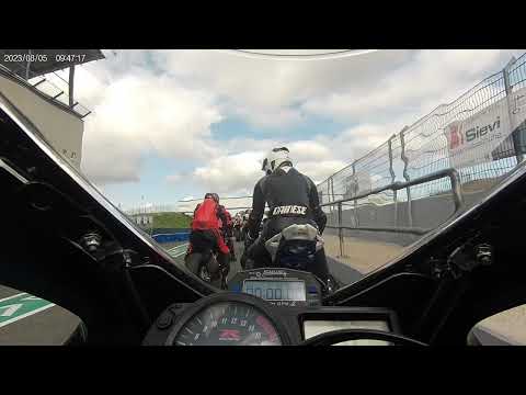 Motorsport Arena Oschersleben Track Day 05.08.2023 - Group 1 - Turn 2 (Motorbike / Motorrad - Front)