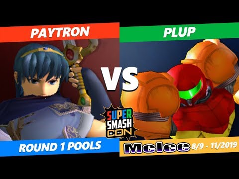 SSC 2019 SSBM -  Paytron (Marth) VS PG Plup (Samus) Smash Melee Round 1 Pools