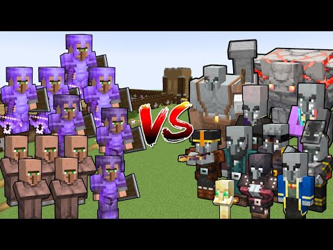 ULTRA MODDED RAID vs STRONGEST GUARD VILLAGERS