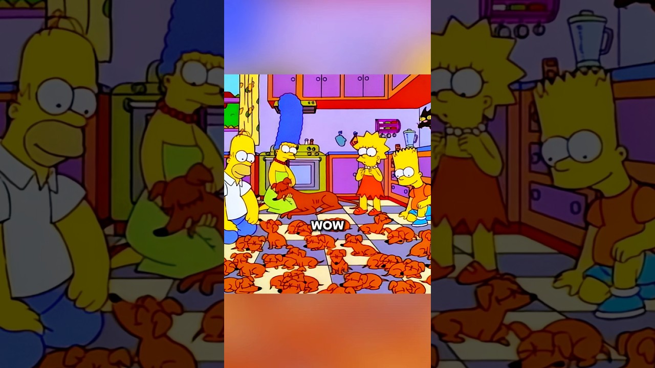 Santa's Little Helper's Pups! 🤣😂 #simpsons #shorts