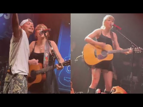 Taylor Swift SURPRISES at Travis Kelce’s Tight Ends & Friends Concert (FULL VIDEO)